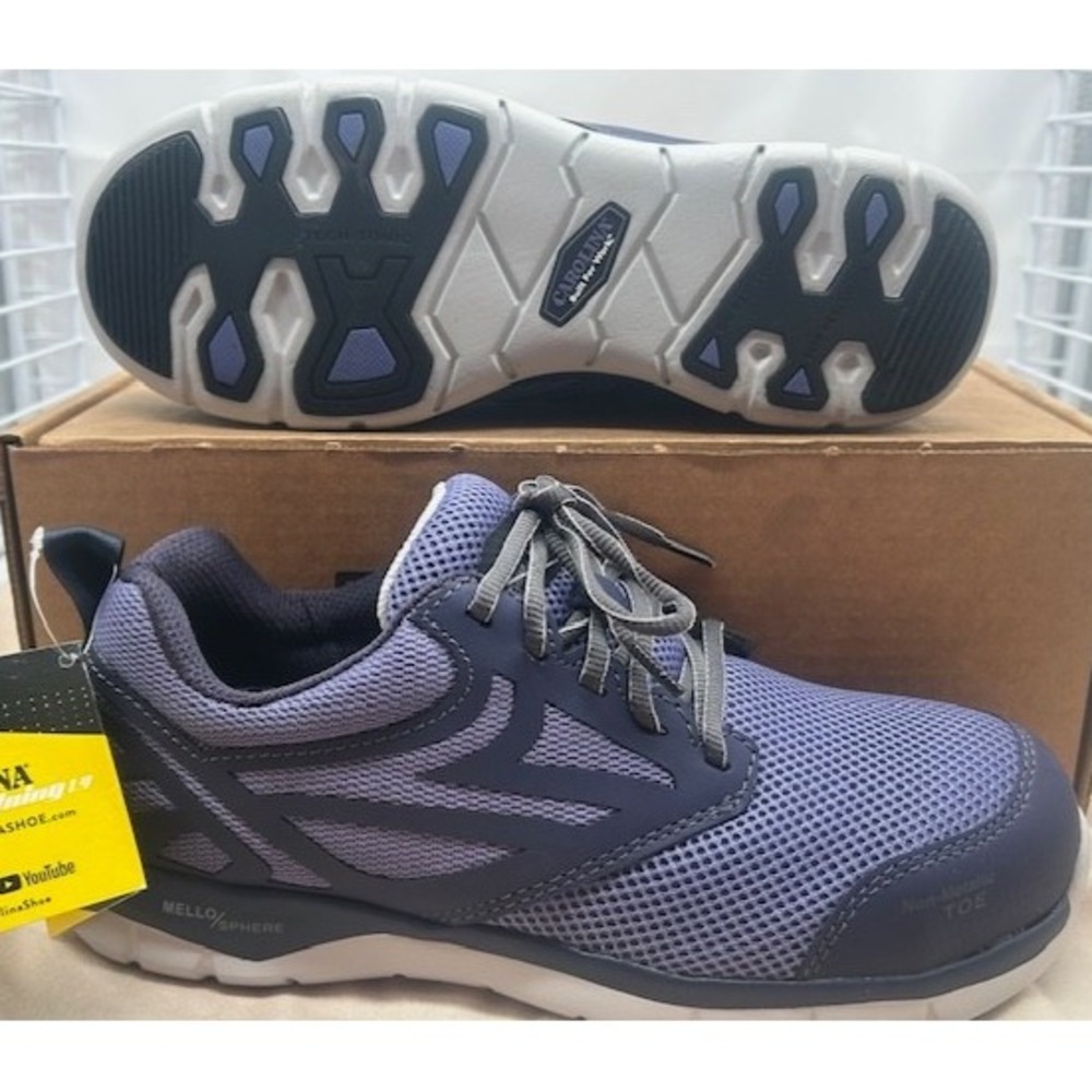 Carolina CA1942 Women's Comp Toe EH Slip Resistant Work Shoe Plum NIB - Size 8.5 - Picture 6 of 16